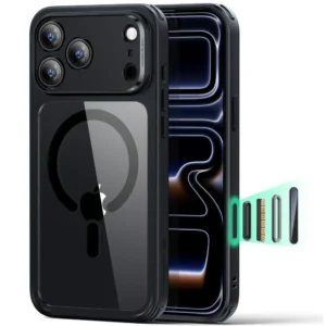 iPhone 17 Pro ESR Classic Hybrid Magnetic Case Clear Black