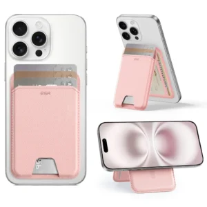 Aura Magnetic Wallet Stand - Pink