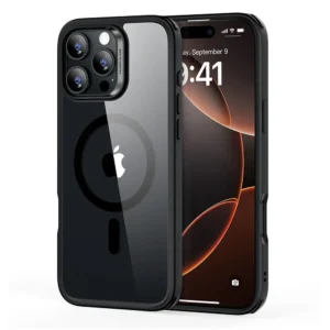 iPhone 16Pro ESR Classic Hybrid Magnetic Case Clear Black