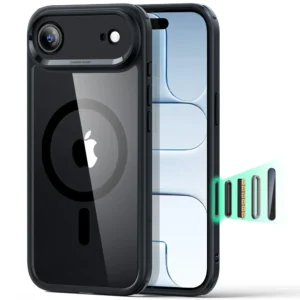 iPhone 17 Air ESR Classic Hybrid Magnetic Case Clear Black